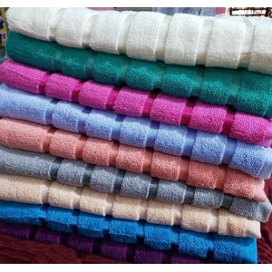 Cotton Bath Towel for Adults - Multicolour 
