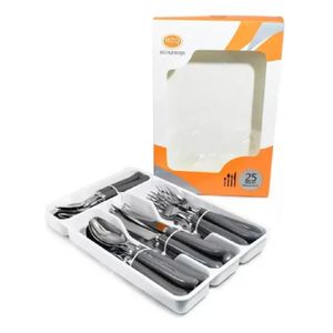 24Pieces Of Curtely Set With Holder 6Spoons 6 Forks 6Knives 6TeaSpoons High Quality Cutlery set, 25 piece set(knives, spoons, forks, teaspoons, tableware