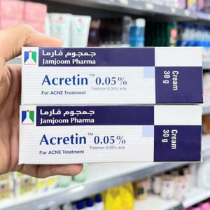 tretinoin Acretin 0.05% Cream For Overnight Acne And Pimples Treatment - 30g