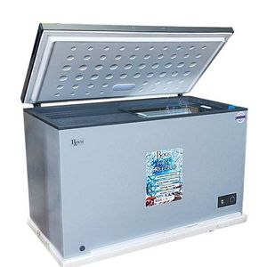 Roch 450 Litres Defrost Deep / Chest Freezer RCF-450-G (Sliding Glass) - Grey