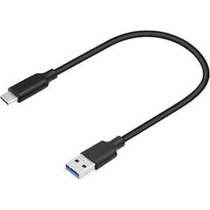 USB Type A to C Data Cable 6Inch Data Transfer, Fast Charging Short USB A to USB C 120Gbps