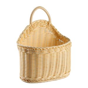 Woven natural storage basket