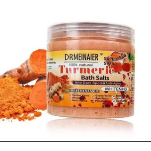Dr.Meinaier Turmeric Anti-Dark Spots & anti-Aging Bath Salt For Treatment on Dark Spot, Pimples , Wrinkles,Spider Veins ,Green Veins ,Age spot, Cellulite ,Stretch Marks