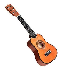 SMALL Guitar, Natural Acoustic Guitar, Basswood, Solid Wood Acoustic Guitar  With Adjustable Strings for children just a toy, Beginner Editions 