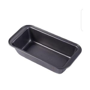Rectangle Baking Cake Mould Bread Toast Loaf Pan - Black