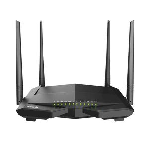 tenda  V12 AC1200 VDSL2/ADSL Gigabit Modem Router with 4 High-Gain Antennas - BLACK