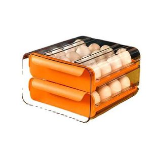 32 Eggs Storage Plastic Box-Transparent
