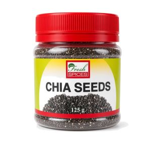 Organic Chia Seeds 125g - High Fiber Superfood for Smoothies,