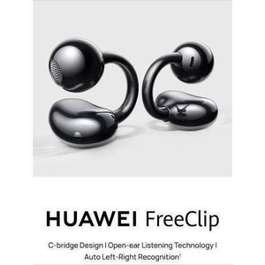 Huawei FreeClip 2 Wireless Earphones, Bluetooth Earbuds, Airy C-bridge Design, Adaptive Open-ear Listening, Crystal-clear Calls, 38 Hours Long Battery Life