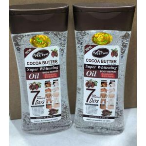 VEET GOLD Cocoa Butter Super Whitening Body Repair, Moisturizer & Antiaging Face & Body Oil-200ml