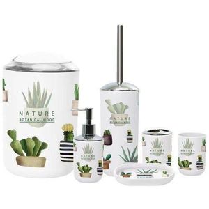 Artistic Themed Bathroom Accessory Set