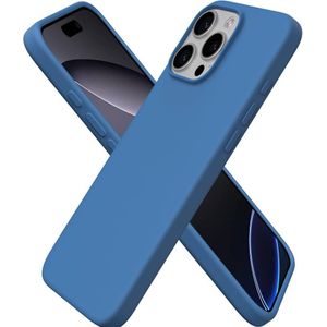 Blue Silicone Case for iPhone X, XS, XR, XS Max, 11, 11 Pro, 11 Pro Max, 12, 12 Mini, 12 Pro, 12 Pro Max, 13, 13 Mini, 13 Pro, 13 Pro Max, 14, 14 Plus, 14 Pro, 14 Pro Max, 15, 15 Plus, 15 Pro, 15 Pro Max, 16, 16 Plus, 16 Pro, 16 Pro Max, 17 Series