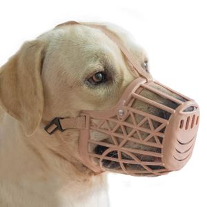 Anti bark plastic dog muzzle 