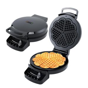 Hoffmans Electronics HM-3024 1000W black heart-shaped waffle maker