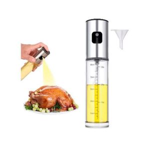 Oil Spritzer Mister for Air Fryer, Vinegar Oil Sprayer Bottle.silver
