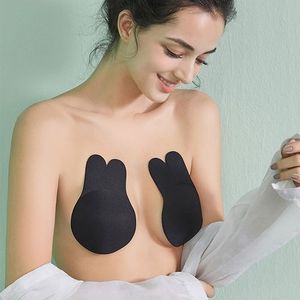 Adhesive Invisible Silicon Self Sticky Push-up Strands Bra for Women   Strapless, Comfortable, Lift, Back-Less & Reusable (A) Black at   Women's Clothing store
