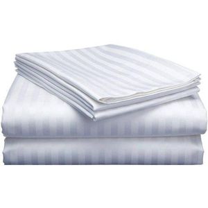 Plain white go back to school bedsheets 4x6