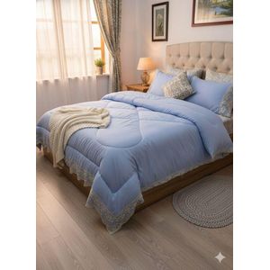 6pcs Lace Duvet - Blue 