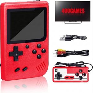 Gameboy 2 player Handheld Game Console 400 Games 3-inch Portable Rechargeable Color Screen