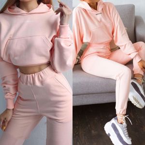 CM.YAYA Active Lace Sweatsuit Women's Set Crop Top and Legging Pants Suit  Sexy Club Party Tracksuit Two Piece Set Fitness Outfit