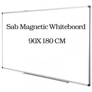90x180cm Magnetic Whiteboard With 1 Packet Of Markers And Eraser