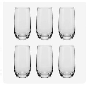 Transparent long drink glass