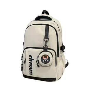 Dream School Backpack for Teen Men and Women, Casual Daypack Water-Resistant Lightweight Middle School Bag with Large Capacity Bookbag 