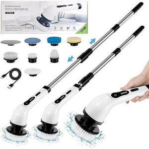 Electric Spin Scrubber, Cordless Cleaning Brush, Shower Scrubber With 9 Brush Heads