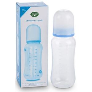 China Factory Made Blue Boots 250ml/8fl oz Baby Feeding Bottle