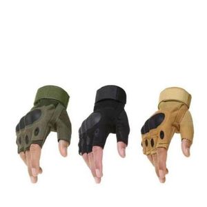Tactical Half Finger Hand Gloves 1pair - Multicolor