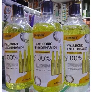 Dr.Meinaier HYALURONIC ACID & NICOTINAMIDE Face & Body Serum  For Healthy Skin  -500ml