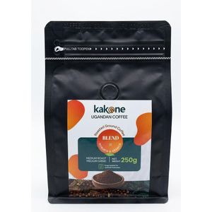 Kakone Ugandan Ground Coffee (250g) – Medium Roast, Medium Grind  Robusta & Arabica Blend