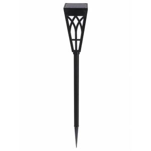 3W Solar Garden Wall Light Waterproof Outdoor Fence Lamp Flickering Flame Warm Light – Built-in Solar panel and 400 mAh Battery