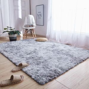Luxurious Fluffy Center carpet- Grey