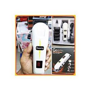 Geemy Electric Rechargeable Hair Shaving Machine-White