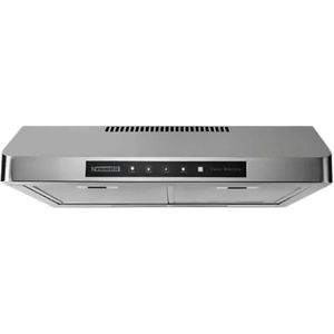 Newmatic 60cm Under Cabinet Cooker Hood H18.6S, Touch Control – Silver