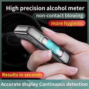 Breathalyzer Alcohol Tester Accurate With Digital LCD Screen 3 colors Indicator Portable Alcohol Analyzer Detector