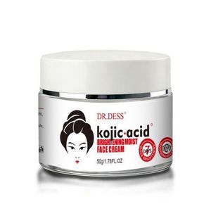 DR.DESS  Kojic Acid Brightening Moist Face Cream Skin Brightening Hydrating Anti-Acne Reduces Dark Spots Smooth Nourishing Daily Moisturizer