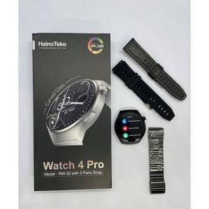HAINOTEKO Watch 4 pro RW-32 with AMOLED Curved Glass Screen Black