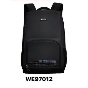 Wiersoon A Genuine Rubber Unisex Backpack Fashion Real Rubber Student Backpack With Laptop Provision It's Black In Colour And Designs May Varry 