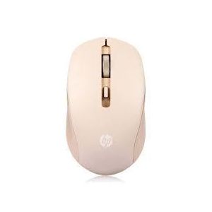 Hp S1000 Plus Silent Optical Wireless Mouse – 2.4GHz / 1600DPI Mute Mouse / Milk Tea Color