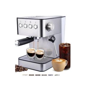 Hoffmans HM-685. Espresso Coffee Maker Machine 20 Bar Pressure Pump - Silver