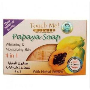 TOUCH ME PLEASE Papaya Bright Light & Moisturizing Skin Soap With Herbal Extract