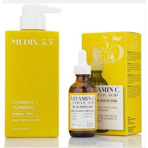 Medix 5.5 Vitamin C+Turmeric Lotion And Serum,Set