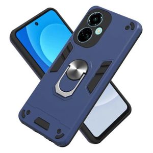 Tecno Camon 19/Camon 19 Pro 5G 2 in 1 Armour Series PC + TPU Protective Phone Case(Black)