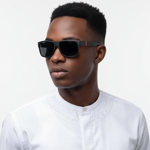 White Label Retro Polarized Sunglass For Men - Black