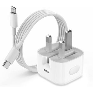 IPhone 35W PD Fast Charger – USB-C Power Adapter Wall Charger For IPhone 15, 14, 13, IPad, MacBook, Samsung Super Fast Charging Block – White