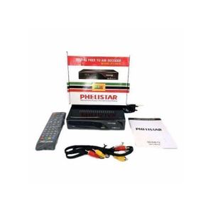 Phelistar Free To Air Decoder System - Black