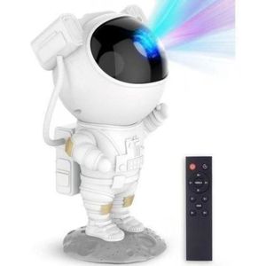Astronaut Space Buddy Star Projector - Galaxy Projector Night Light with Remote Control, 360° Adjustable and Timer, Kids Galaxy Starry Sky Nebula Projector Lamp for Bedroom, Playroom