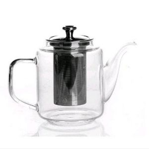 600ml Glass Kettle/Teapot With Infuser-Colorless